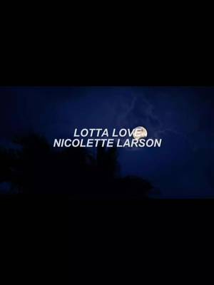 nicolette larson - lotta love